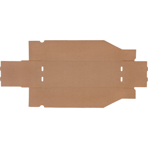 Boîtes profondes en carton ondul&eacute;, 5-3/4" la x 17-1/4" p x 4-1/2" h, Beige Equipment World