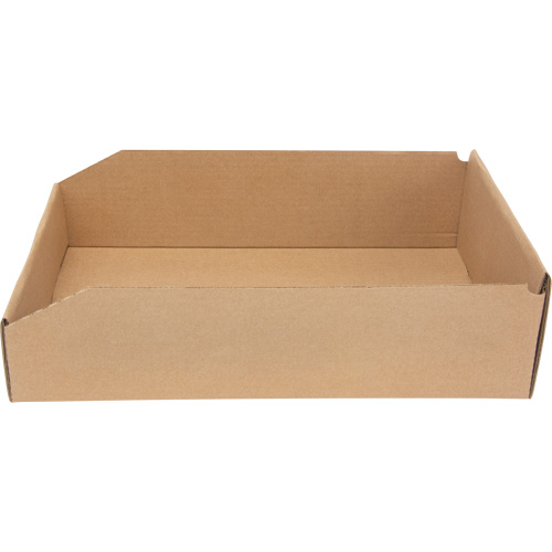 Boîtes profondes en carton ondul&eacute;, 11-3/4" la x 17-1/4" p x 4-1/2" h, Beige Equipment World