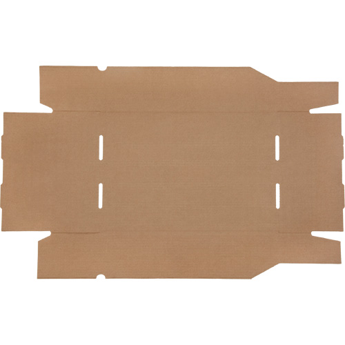 Boîtes profondes en carton ondul&eacute;, 11-3/4" la x 17-1/4" p x 4-1/2" h, Beige Equipment World