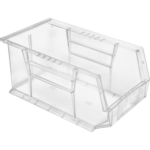 Crystal Clear Ultra Bins, 8-1/4" W x 7" H x 14-3/4" D, Clear Equipment World