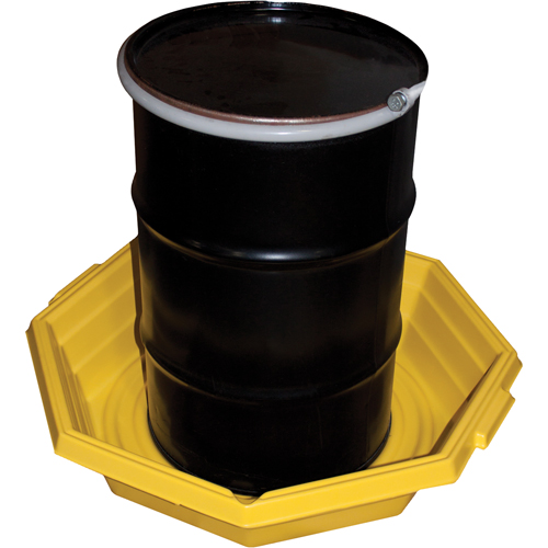 Drums-up Trays, 37.5" L x 37.5" W x 7.5" H, 20 US gal. Spill Capacity Equipment World