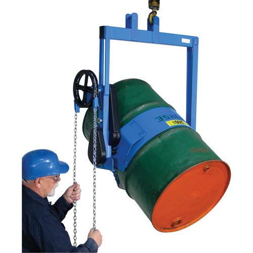 Drum Lifters - Geared Tilted, 55 US gal. (45 Imperial Gal.) Drum Size, 2000 lbs./907 kg. Cap. Equipment World