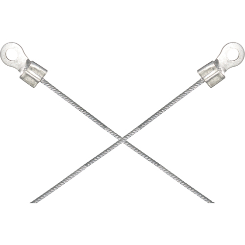 Light-Duty Bonding & Grounding Wire Assemblies - Two 1/4" Terminal Connectors Equipment World