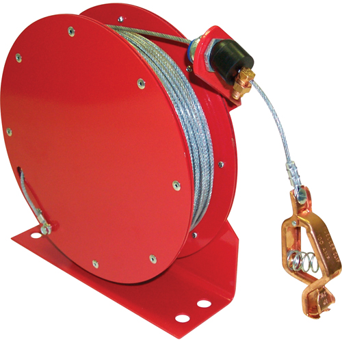 Retractable Grounding Wires, 75' Length, Heavy-Duty Equipment World