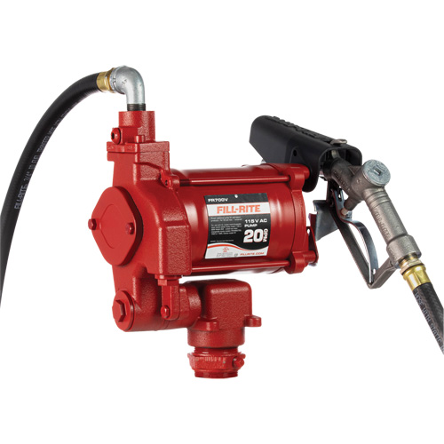 AC Utility Rotary Vane Pumps with Nozzle, 115 V, 20 GPM Equipment World