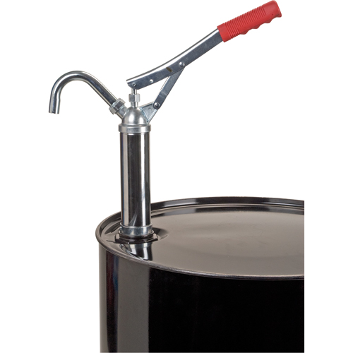 Lever-Type Drum Pump, Steel, 11 oz./Stroke, Fits 30-55 Gal. Equipment World