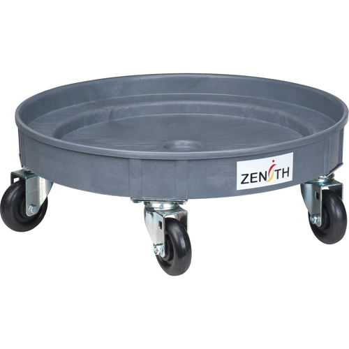 Leak Containment Drum Dolly, 24.25" dia. X 8.625" H, 1.5 US Gal. Spill Cap. Equipment World