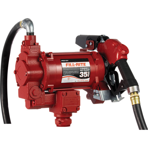 AC Utility Rotary Vane Pumps with Nozzle, 115/230 V, 35 GPM Equipment World