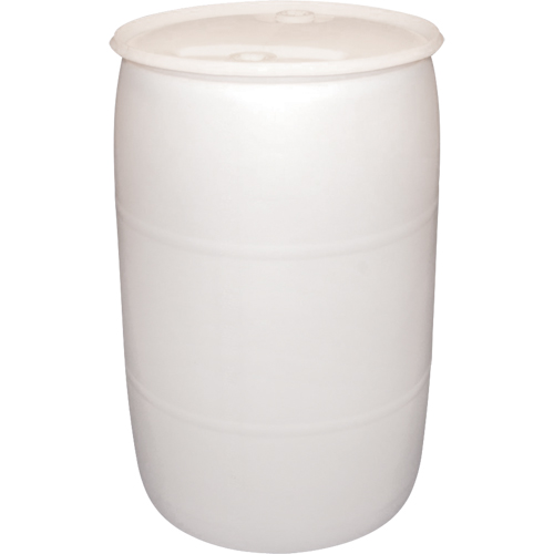 Polyethylene Drums, 55 US gal (45 imp. gal.), Closed Top, Natural Equipment World