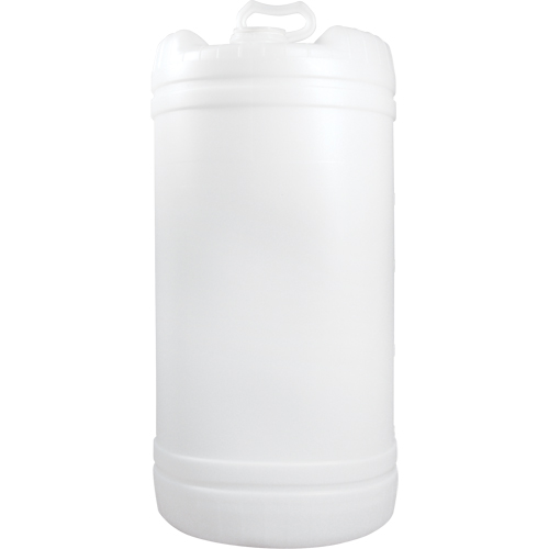 Polyethylene Drums -Tight Head, 15 US gal. (12.49 imp. Gal.), Closed Top, Natural Equipment World