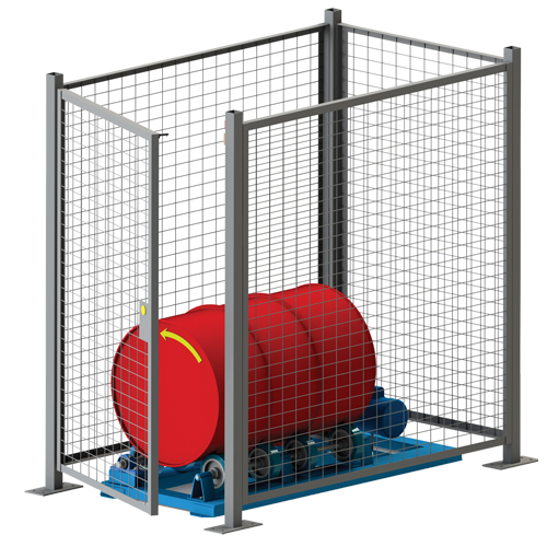 Stationary Drum Roller - Guard Enclosure Equipment World