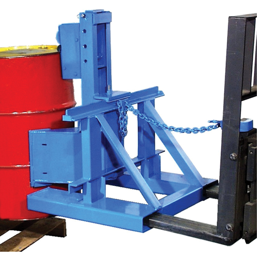 MORSPEED 1500 Forklift Drum Handler, For 55 US gal. (45 Imperial Gal.) Equipment World