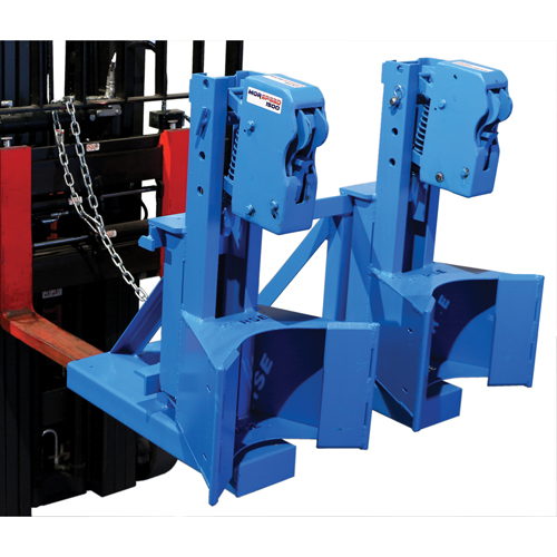 MORSPEED 1500 Forklift Drum Handler, For 55 US gal. (45 Imperial Gal.) Equipment World