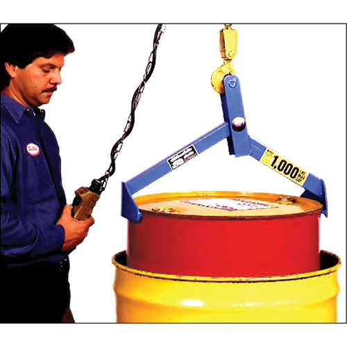 Drum & Overpack Lifter, 55 -85 US gal. (45 -70 Imperial Gal.), 1000 lbs./454 kg Cap. Equipment World