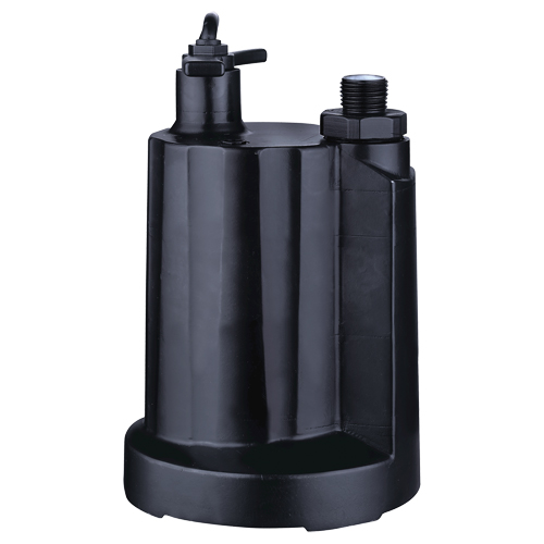 Submersible Utility Pump, 1/3 HP, 2160 GPH, 115 V, 4 A Equipment World