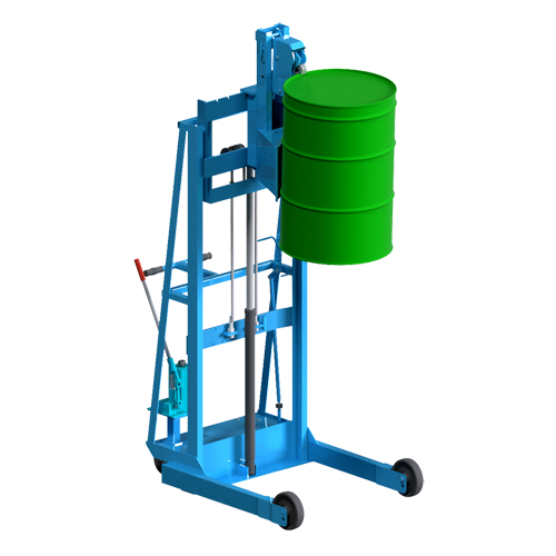 Vertical-Lift MORSPEED Drum Stacker, For 30 - 85 US Gal. (25 - 70 Imperial Gal.) Equipment World