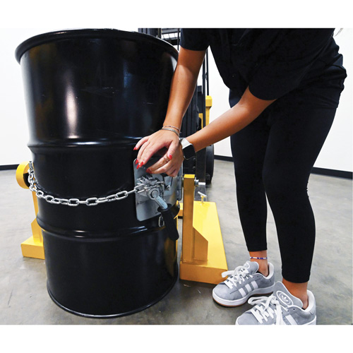 Fork Mounted Drum Carrier, For 55 US Gal. (45.8 Imperial Gal.) Equipment World