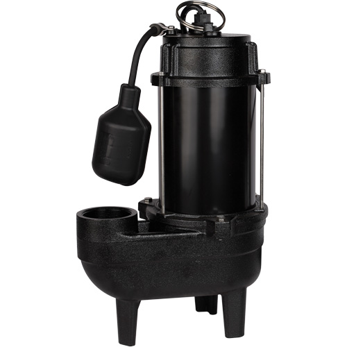 Cast Iron Sewage Pump, 120 V, 9.5 A, 6000 GPH, 1/2 HP Equipment World