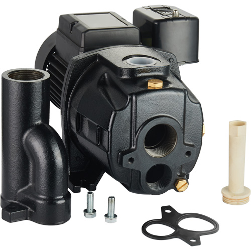 Dual Voltage Cast Iron Convertible Jet Pump, 115 V/230 V, 1400 GPH, 3/4 HP Equipment World