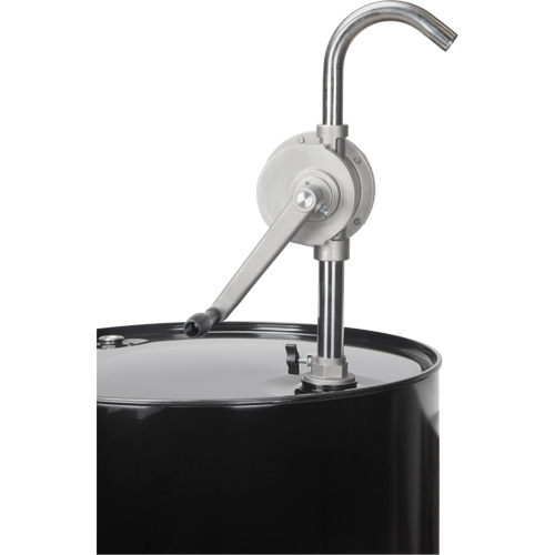Rotary Type Drum Pump, Stainless Steel, Fits 55 Gal., 12 oz./Stroke Equipment World
