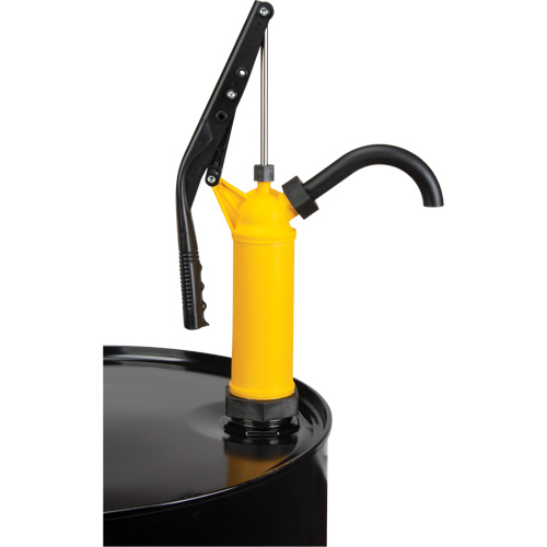 Lever-Type Drum Pump, Polypropylene, 14 oz./Stroke, Fits 5-55 Gal. Equipment World