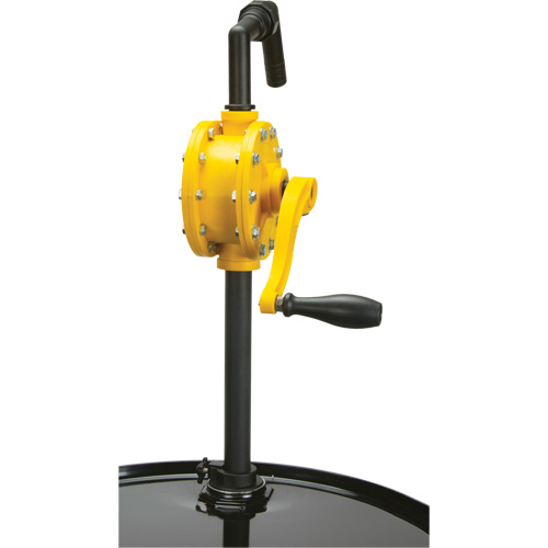 Rotary Type Drum Pump, Polypropylene, Fits 15 - 55 US Gal., 8 oz./Stroke Equipment World