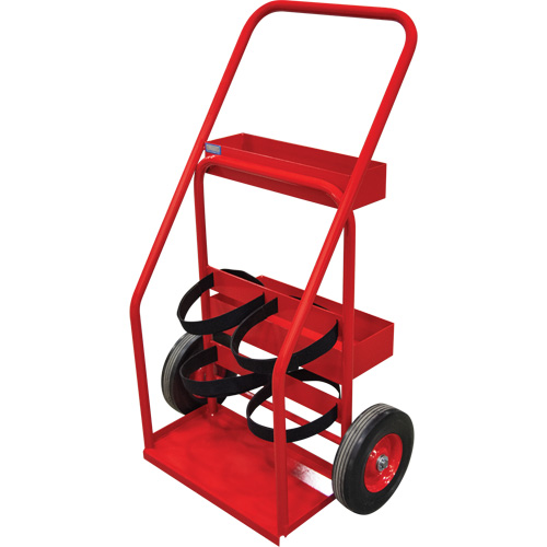 Hot Works Fire Prevention Cart, Semi-Pneumatic Wheels, 17.75" W x 8.9" L Base, 100 lbs. Equipment World