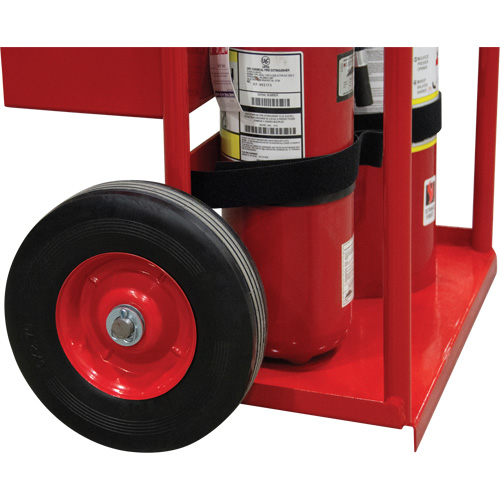 Hot Works Fire Prevention Cart, Semi-Pneumatic Wheels, 17.75" W x 8.9" L Base, 100 lbs. Equipment World