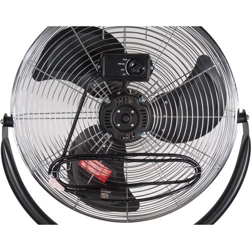 High-Velocity Pedestal Fan, Commercial, 3 Speed, 20" Diameter Equipment World