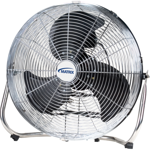 High-Velocity Floor Fan, Commercial, 3 Speed, 18" Diameter Equipment World