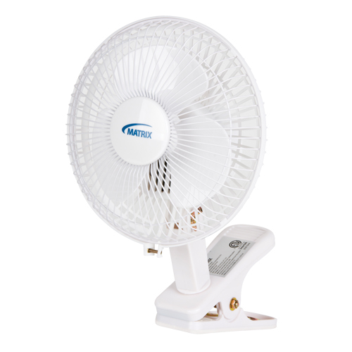 Clip-On & Desk Fan, 6" Diameter, 2 Speeds Equipment World