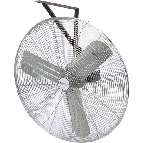 Non-Oscillating Wall Fan, Commercial, 3 Speed, 24" Diameter Equipment World