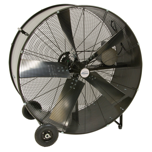 Heavy-Duty Fixed Belt Drive Drum Fan, Industrial, 2 Speed, 42" Diameter Equipment World