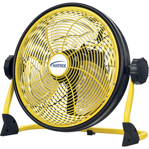 Rechargeable Indoor/Outdoor Fan with USB port, Commercial, Variable Speed, 12" Diameter Equipment World