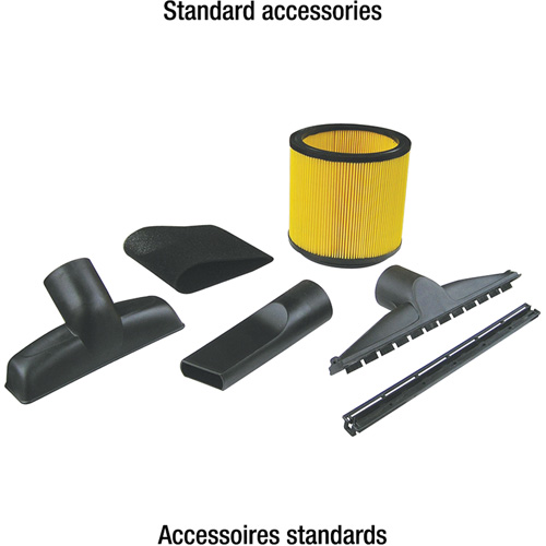 Vacuum, Wet-Dry, 6.5 HP, 16 US Gal. (60.6 Litres) Equipment World