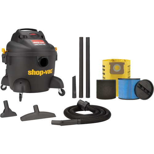 Contractor Series Shop Vacuum, Wet-Dry, 3.5 HP, 6 US Gal. (22.7 Litres) Equipment World