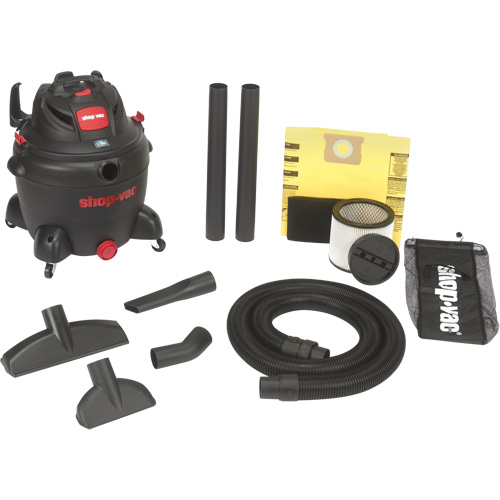 SVX2 Utility Shop Vacuum, Wet-Dry, 6.5 HP, 16 US Gal. (60.6 Litres) Equipment World