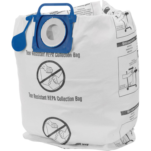 Genuine HEPA Tear-Resistant Filter Bags, 5 - 10 US gal. Equipment World
