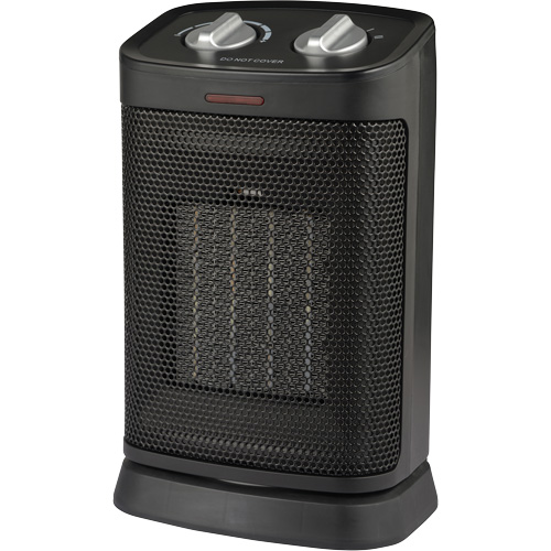 Oscillating Heater, Ceramic, Electric, 5200 BTU/H Equipment World