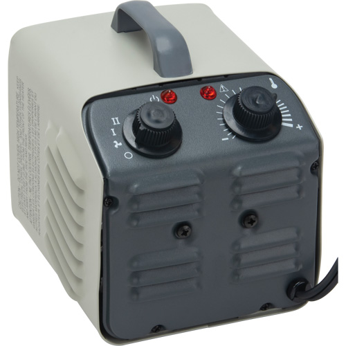 Personal Metal Shop Heater with Thermostat, Fan, Electric Equipment World