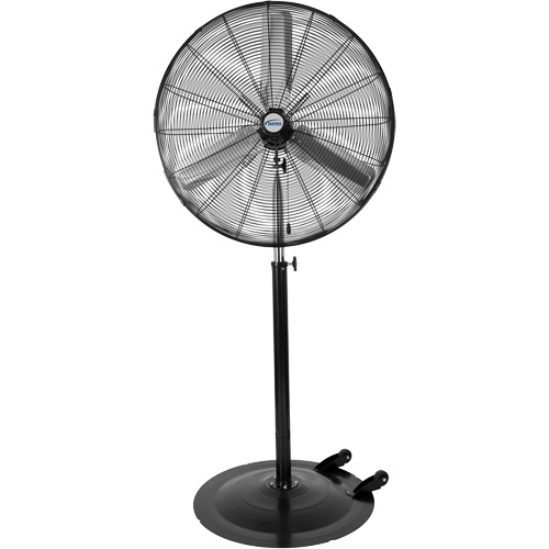 Oscillating Pedestal Fan with Casters, Industrial, 3 Speed, 30" Diameter Equipment World