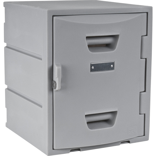 Locker, 15" x 15" x 18", Grey, Assembled Equipment World