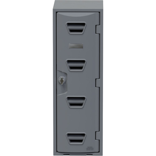 Locker, 12" x 15" x 47", Grey, Assembled Equipment World