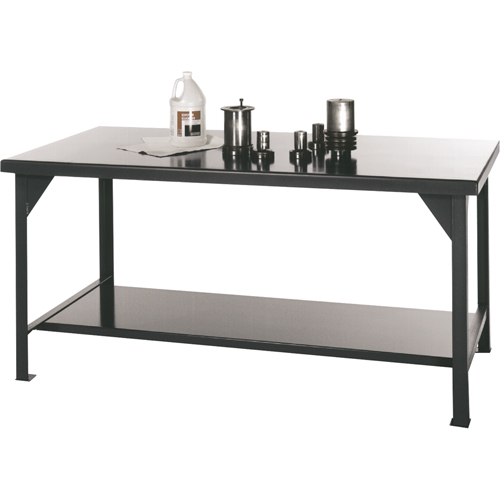 Tables d'atelier, Acier Surface, 48" la x 30" p x 34" h Equipment World