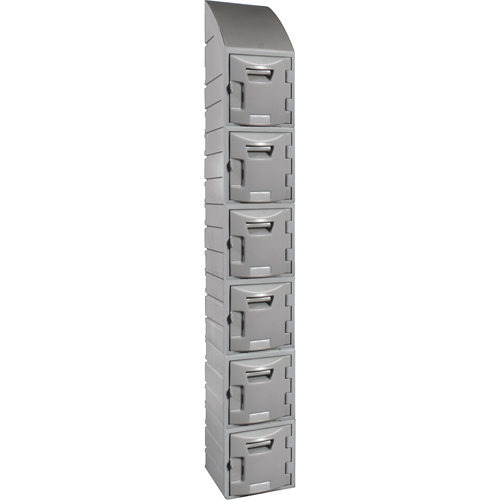 Locker, 12" x 15" x 12", Grey, Assembled Equipment World