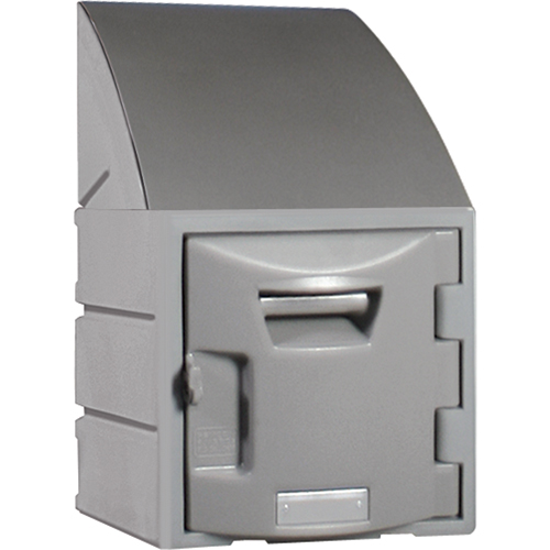 Locker, 12" x 15" x 25", Grey, Assembled Equipment World