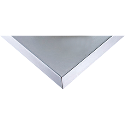 304 Stainless Steel Wood-Filled Workbench Tops, 24" D x 48" W, 1-3/4" Thick Equipment World