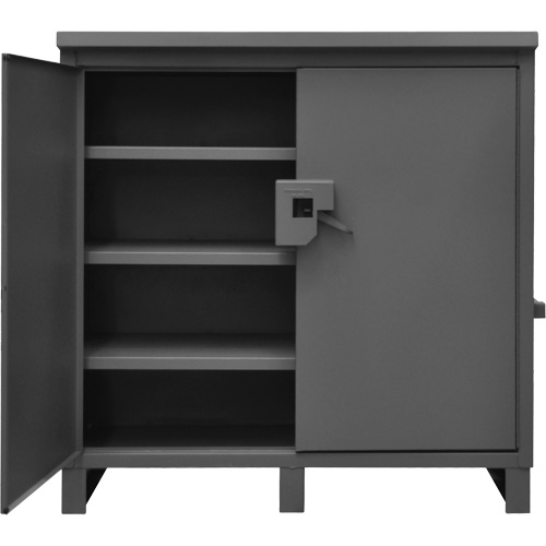 Lockable Jobsite Cabinet, Grey Equipment World