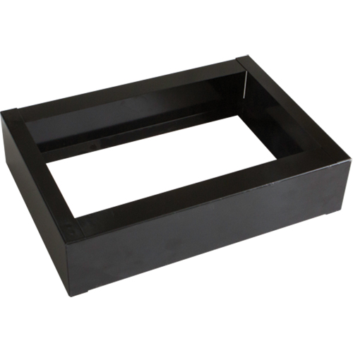 All-Welded Concorde - Heavy-Duty Lockers Recessed Base, 1 Banks, 4" H x 12" W x 17" D, Black, Steel Equipment World