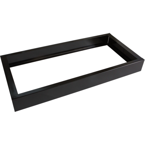 Base encastr&eacute;e pour casiers robustes enti&egrave;rement soud&eacute;e Concorde, 3 Blocs, 4" lo x 36" la x 17" p, Noir, Acier Equipment World